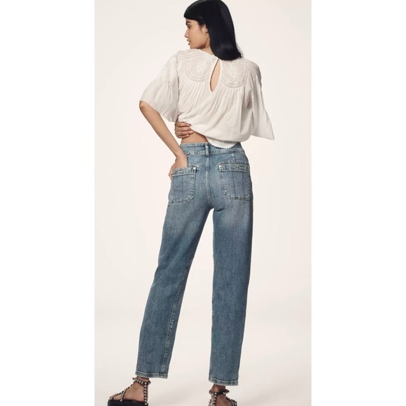 The Wanderer Pilcro Mid-Rise Blue Jeans - Picture 2 of 11